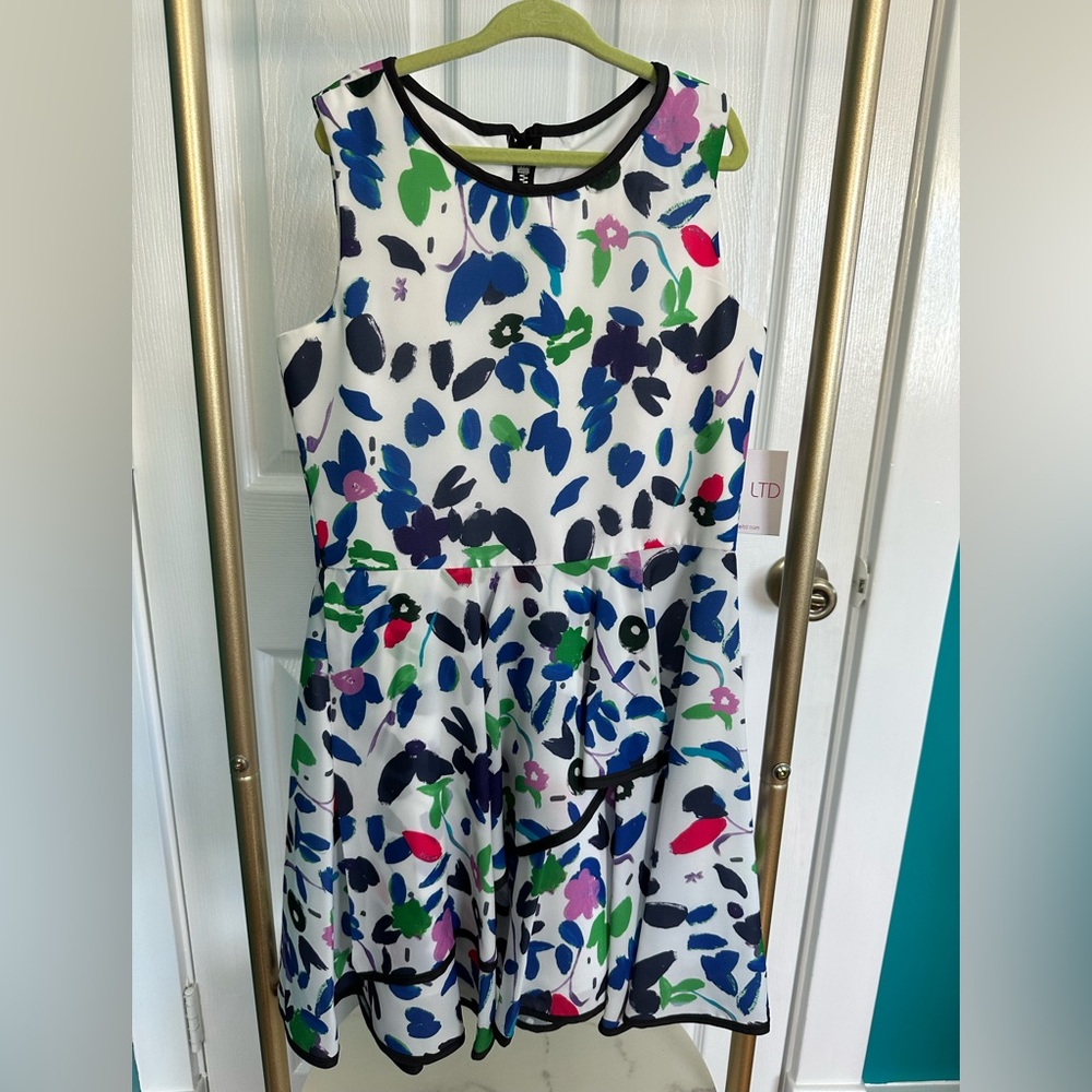 Multicolor Floral Dress, Girls Size 10 — NWT!!